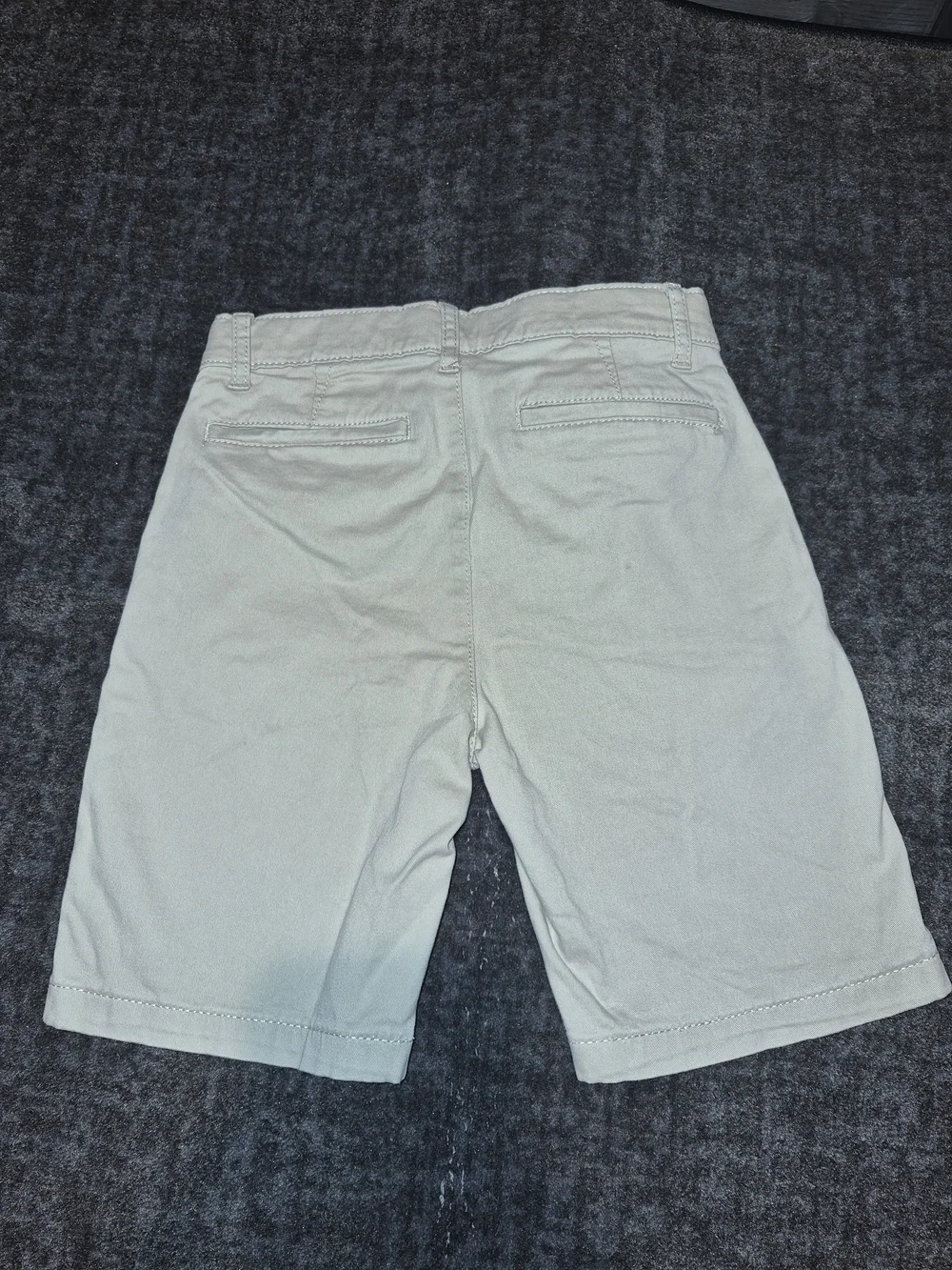 The Children's Place Beige Flat-Front Khaki Shorts Kids Size 7